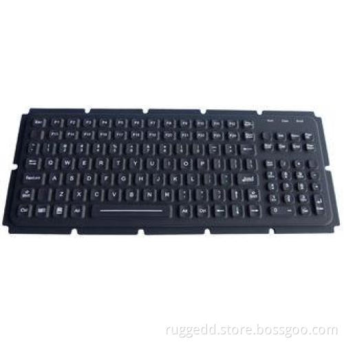 119 key silicone industrial keyboard with numeric for panel
